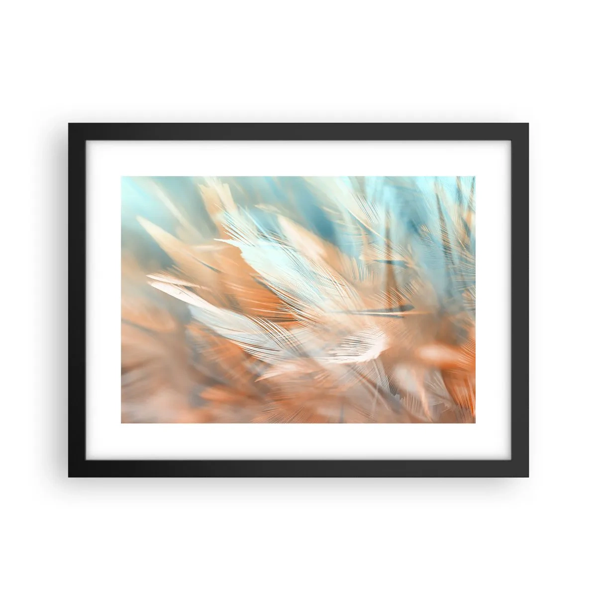 Poster in een zwarte lijst - In het land van zachtheid - 40x30 cm