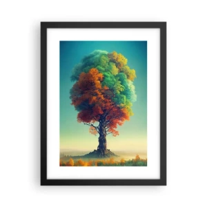 Poster in een zwarte lijst - Eik – de vader van de natuur - 30x40 cm