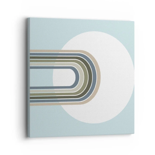 Schilderen op canvas - Onweerstaanbare aantrekkingskracht - 30x30 cm