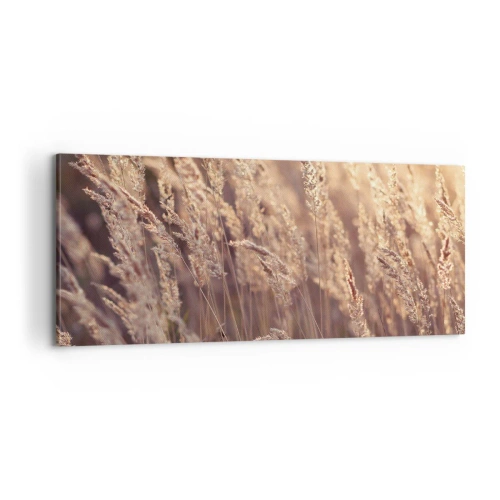 Schilderen op canvas - Klaar om de herfst te verwelkomen - 100x40 cm
