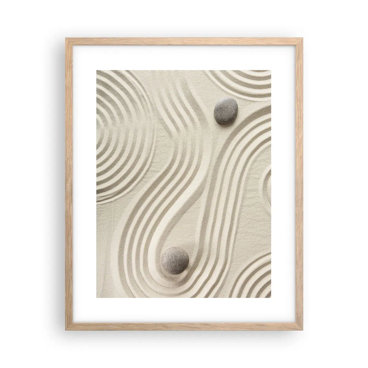 Een poster in een licht eiken lijst - Een vleugje warmte - 40x50 cm