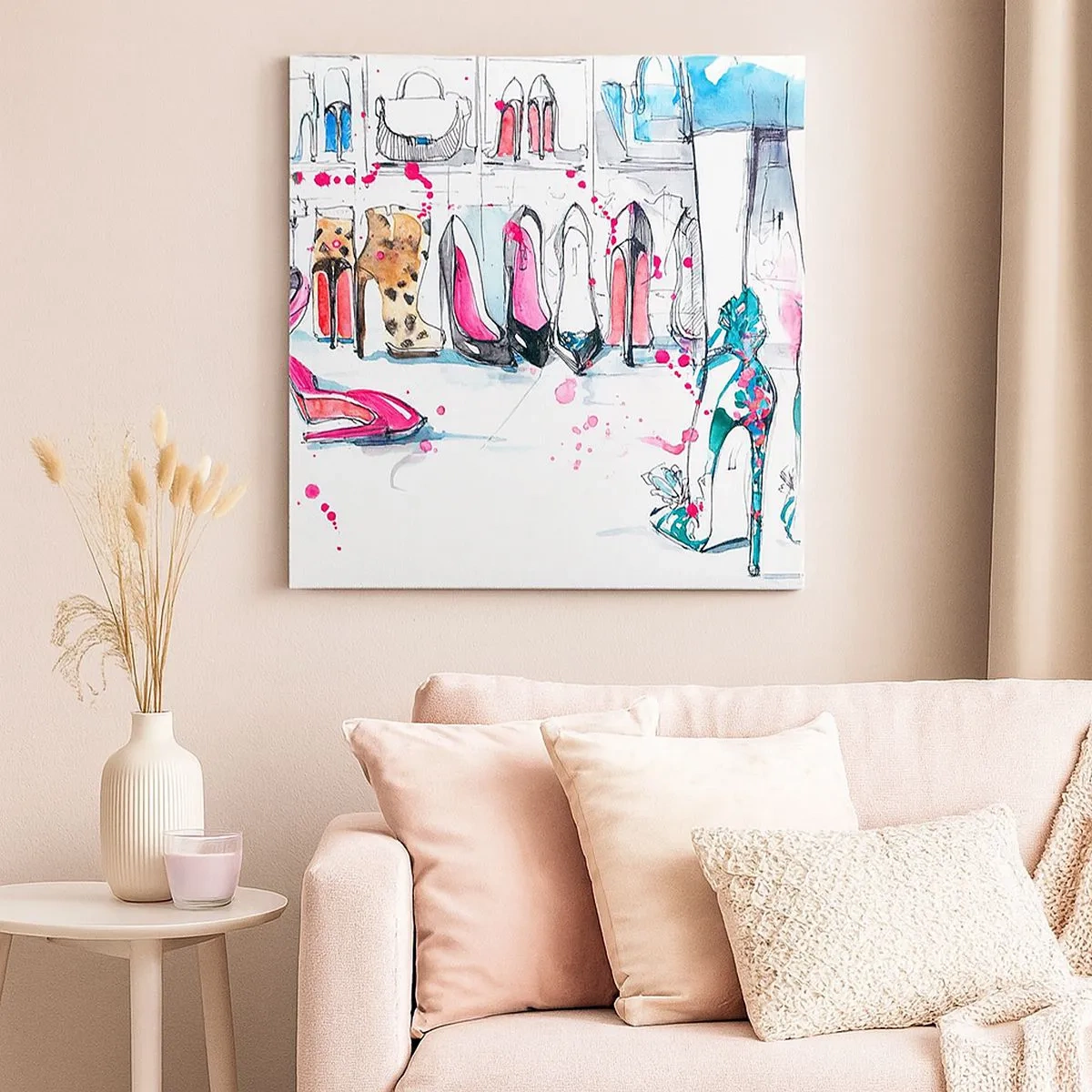 Schilderen op canvas - Sesam, doe open - 30x30 cm