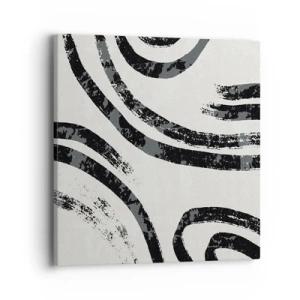 Schilderen op canvas - Half gestopt - 40x40 cm