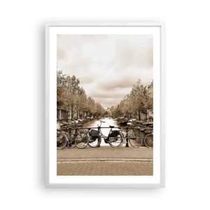 Poster in een witte lijst - Hollandse sfeer - 50x70 cm
