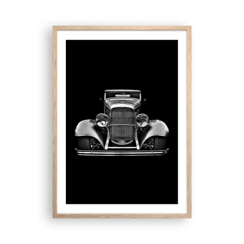 Een poster in een licht eiken lijst - Een echte gentleman - 50x70 cm