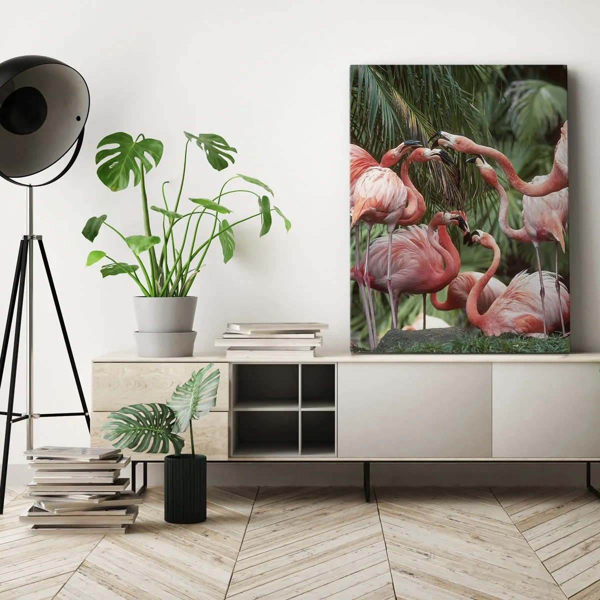 Schilderen op canvas - Middag roddels - 50x70 cm