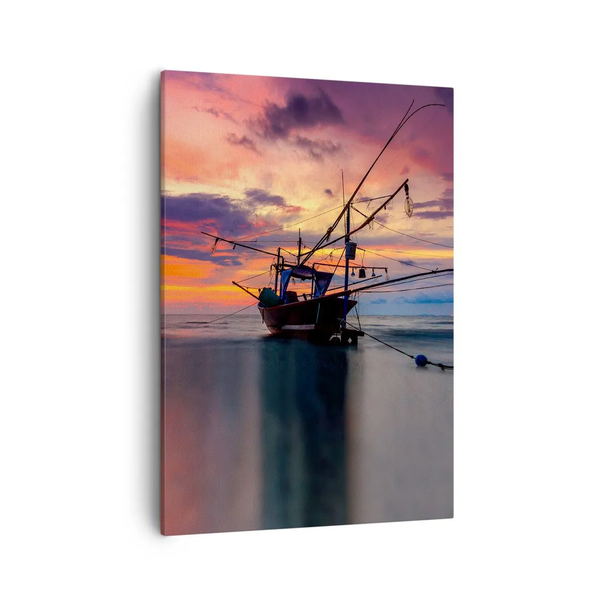 Schilderen op canvas - Exotische avond - 50x70 cm