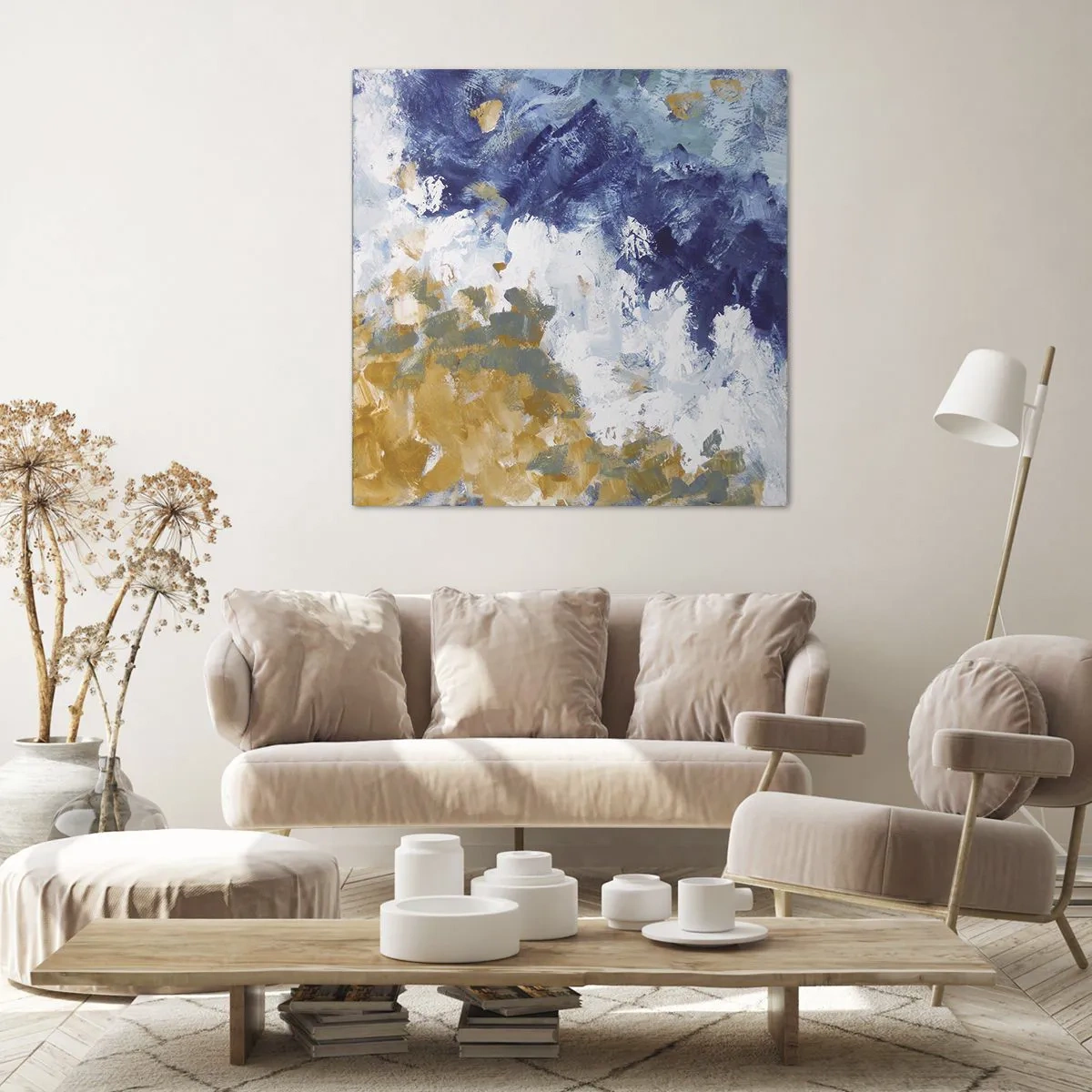 Schilderen op canvas - Dans der Elementen - 70x70 cm