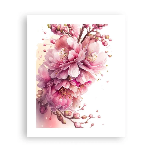 Poster - Kersenbloesem - 40x50 cm