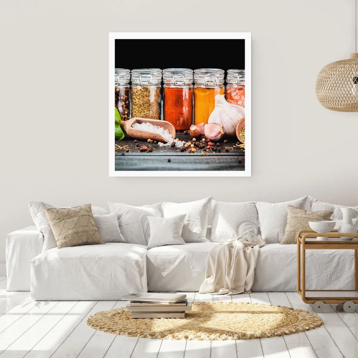 Poster - Zodat het leven smaak heeft - 30x30 cm