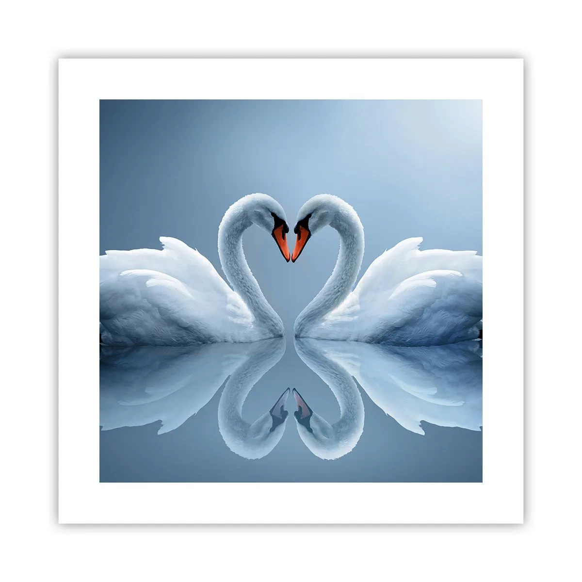 Poster - Tijd voor liefde - 40x40 cm