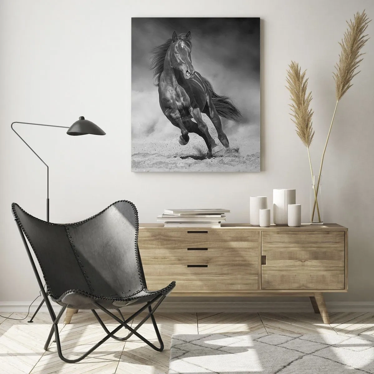 Schilderen op glas - De emir zelf waardig - 70x100 cm