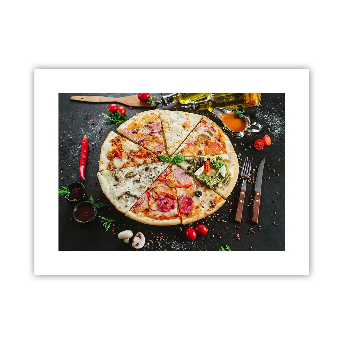 Poster - Een scala aan smaken - 40x30 cm