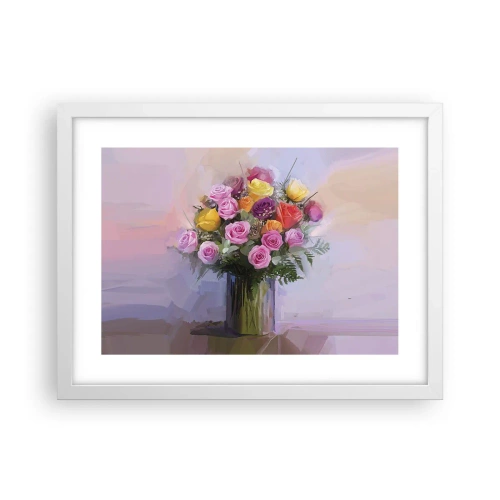 Poster in een witte lijst - Ingehouden schoonheid - 40x30 cm