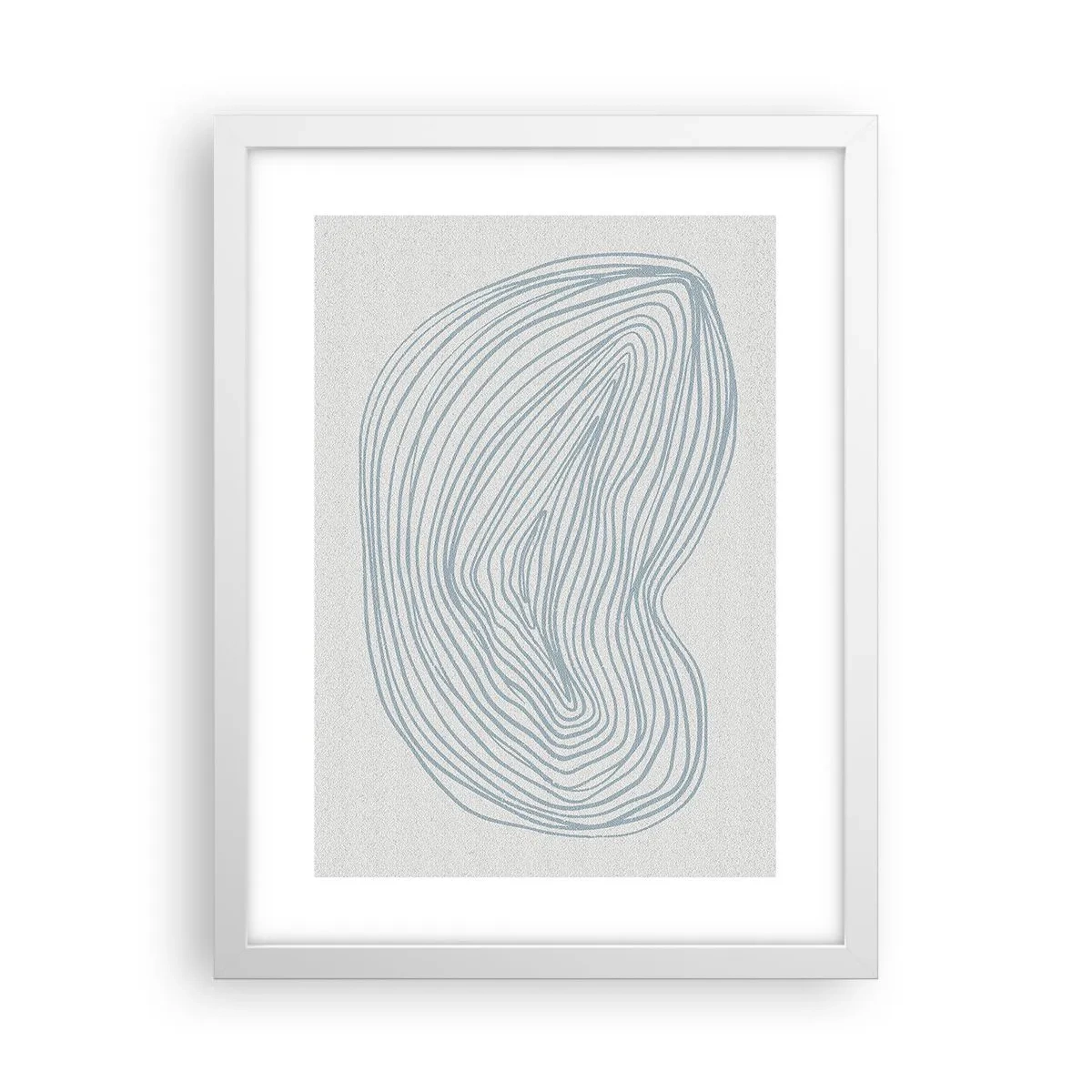 Poster in een witte lijst - De glimlach van één druppel - 30x40 cm