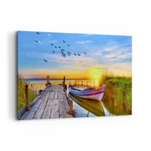 Schilderen op canvas - Ik zie je morgen - 120x80 cm