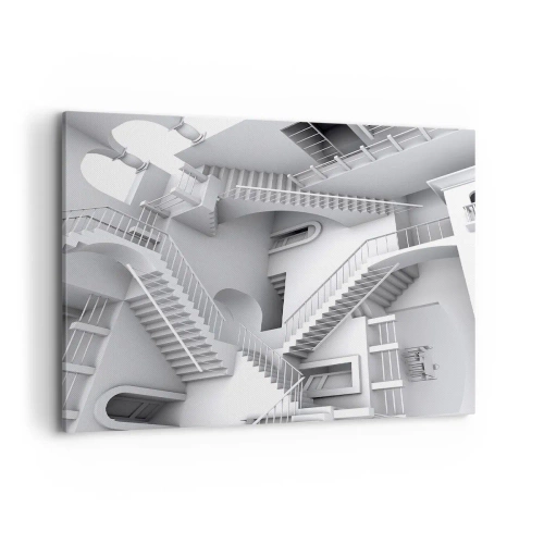 Schilderen op canvas - De paradoxen van de ruimte - 100x70 cm