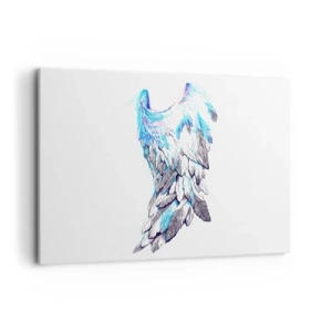 Schilderen op canvas - Ik heb vleugels nodig - 120x80 cm