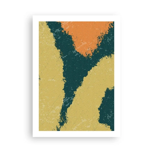 Poster - Abstractie – langzame beweging - 50x70 cm