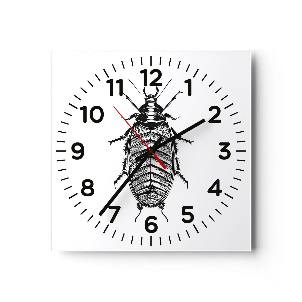 Wandklok - Klok - Wat een exemplaar! - 40x40 cm