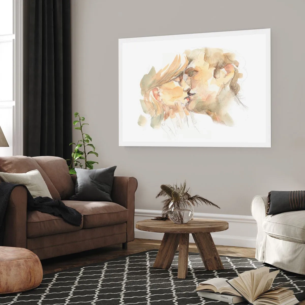 Poster - De helft gevonden? - 40x30 cm