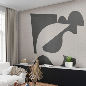 Fotobehang Premium Sand - Voor zelfassemblage - Abstractie, Boho, Minimalisme - 500x350 cm