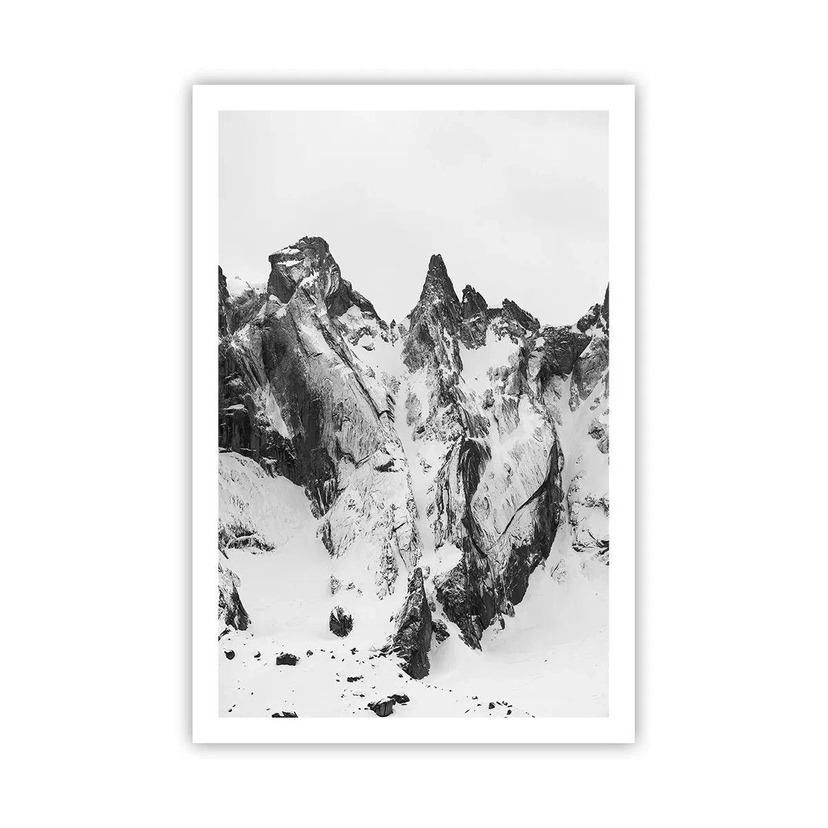 Poster - Granieten gevaarlijke nok - 61x91 cm