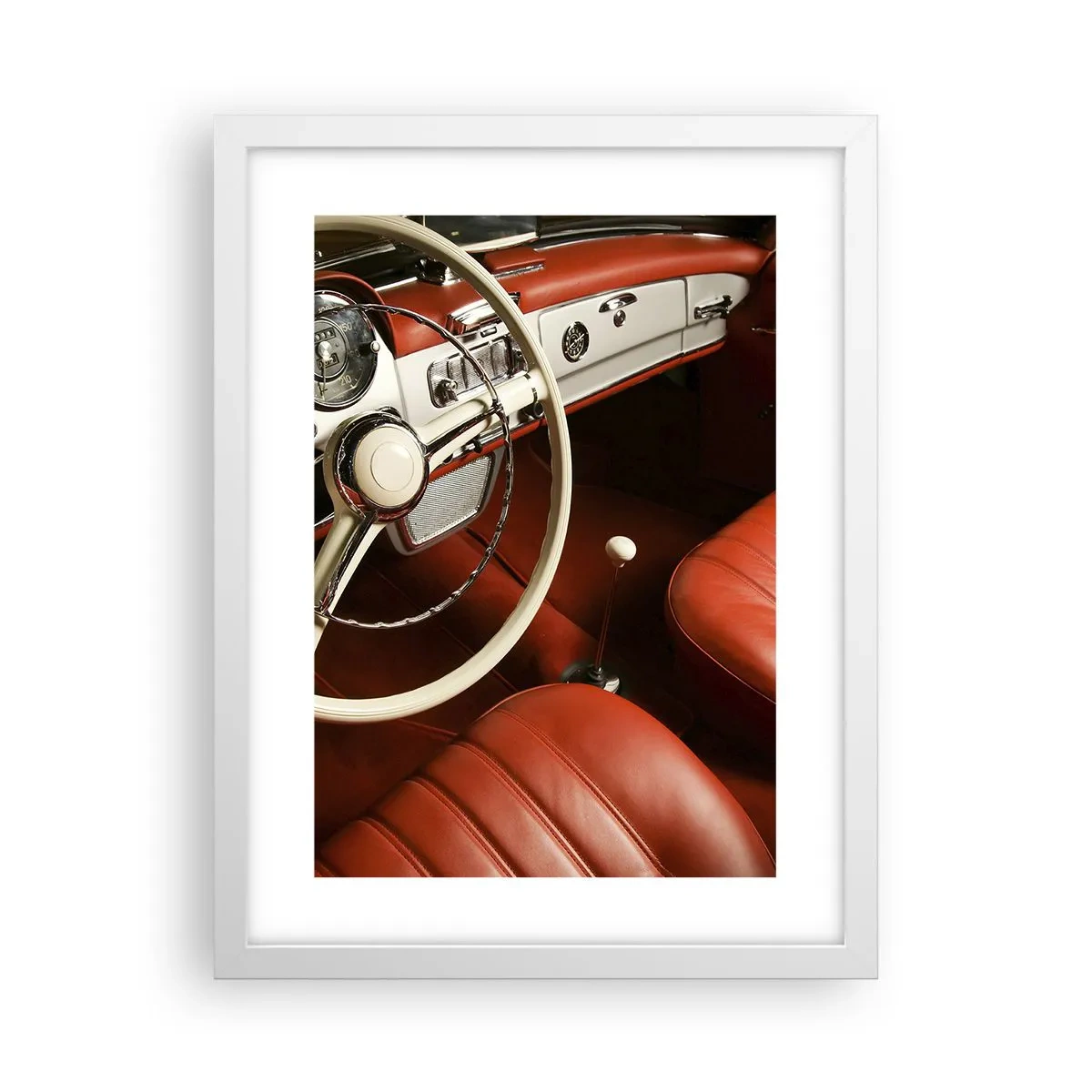 Poster in een witte lijst - Vintage luxe - 30x40 cm