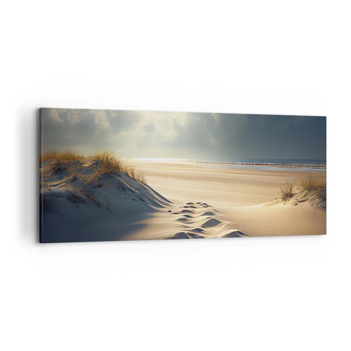 Schilderen op canvas - Een rustgevend landschap - 120x50 cm
