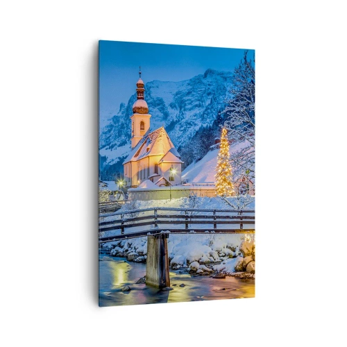 Schilderen op canvas - Kerstgeest - 80x120 cm