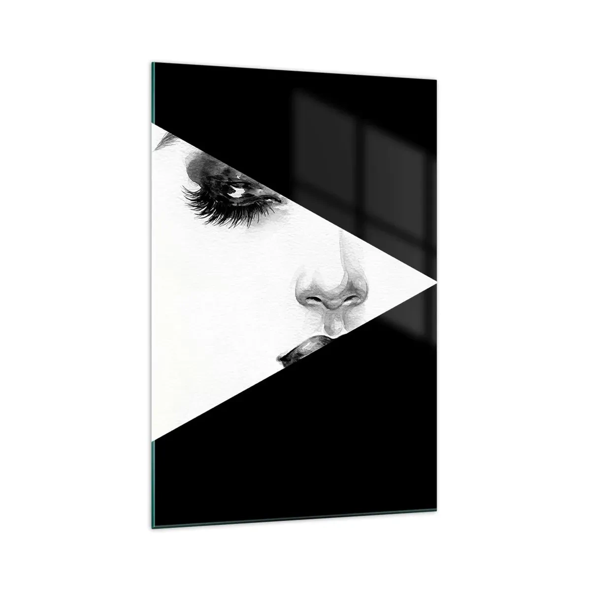 Schilderen op glas - Altijd niet ontdekt - 70x100 cm