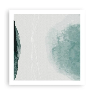 Poster - Ontmoeting met de mist - 60x60 cm