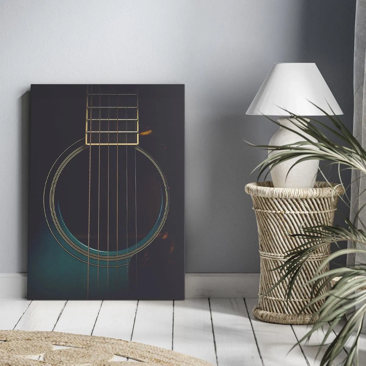 Schilderen op canvas - Nog even voordat het klinkt - 50x70 cm