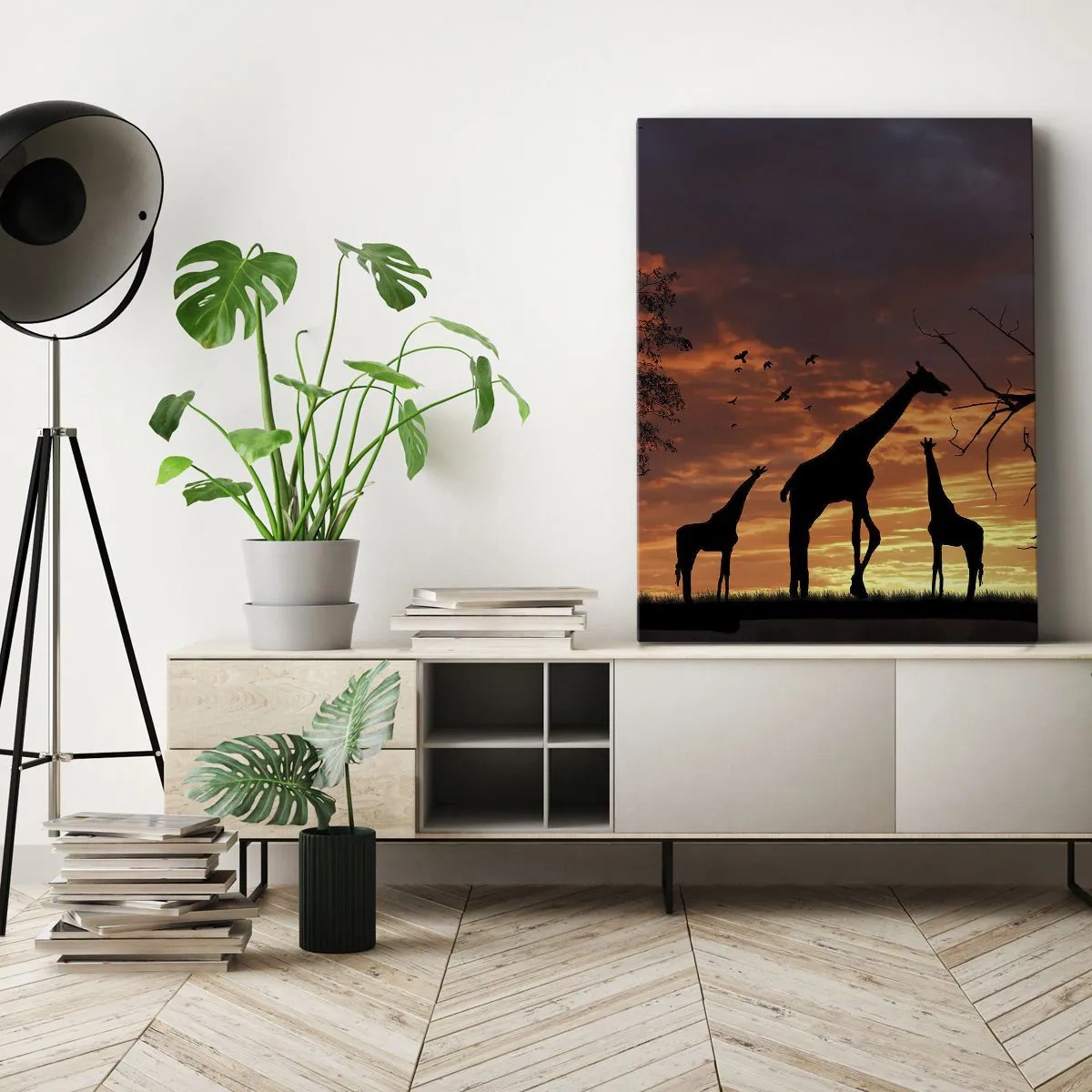 Schilderen op canvas - Een klein diner met je geliefden - 50x70 cm