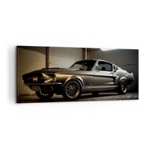 Schilderen op canvas - Terug naar het verleden - 100x40 cm