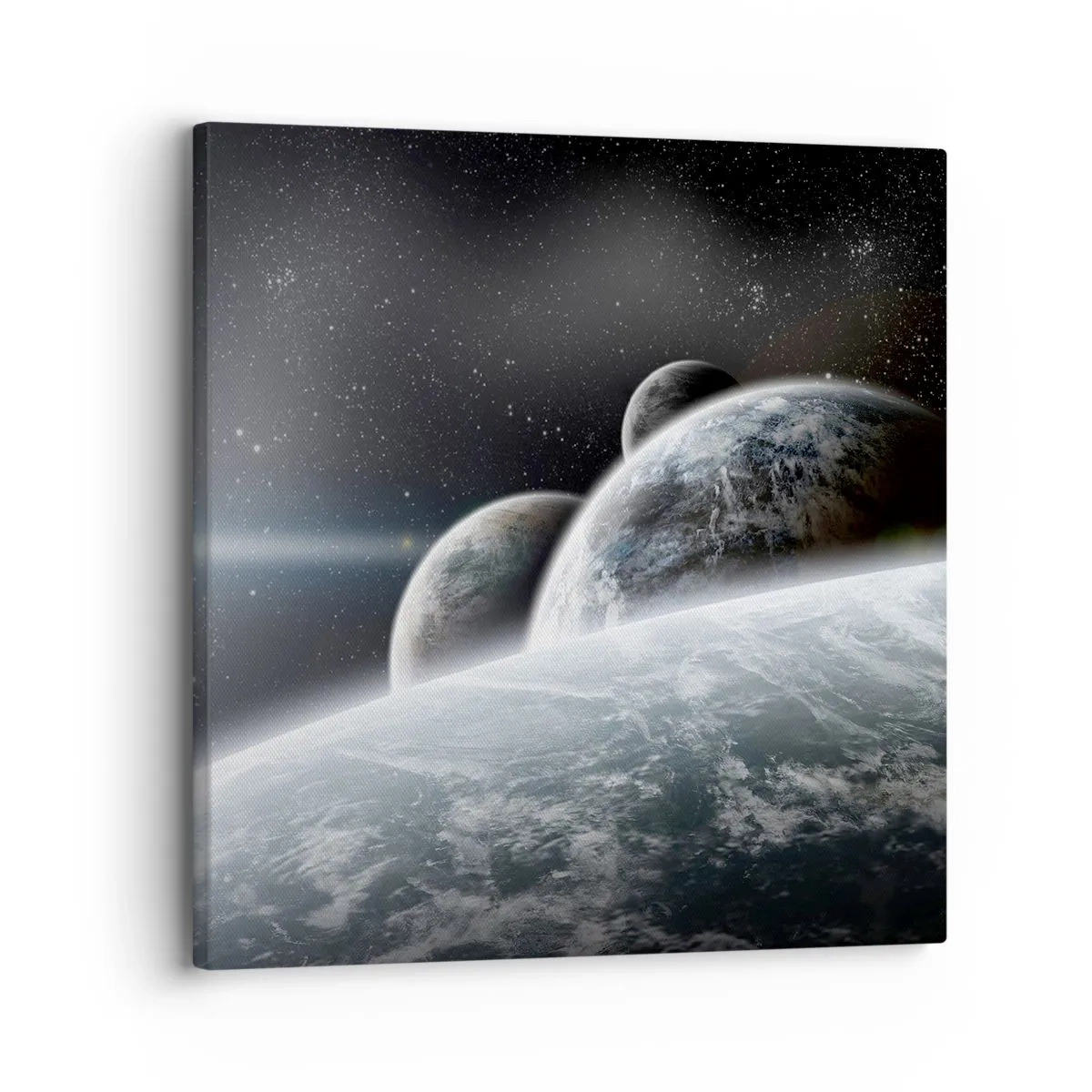 Schilderen op canvas - Kosmische muziek van de sferen - 30x30 cm