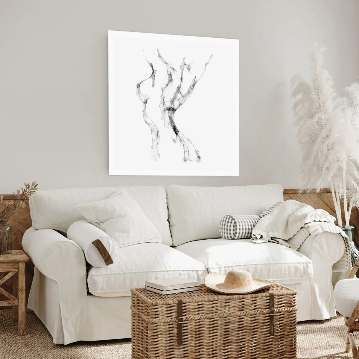 Poster - Mooi en sterk - 60x60 cm