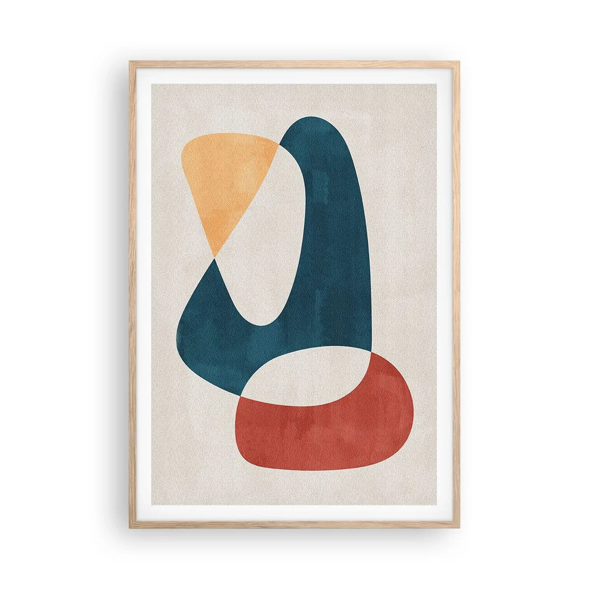 Een poster in een licht eiken lijst - Invloeden en metamorfoses - 70x100 cm