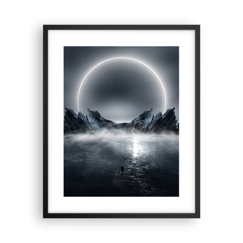 Poster in een zwarte lijst - Einde van het verhaal - 40x50 cm