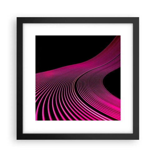 Poster in een zwarte lijst - Avenue van licht - 30x30 cm