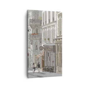 Schilderen op canvas - Stadsvreugde - 45x80 cm
