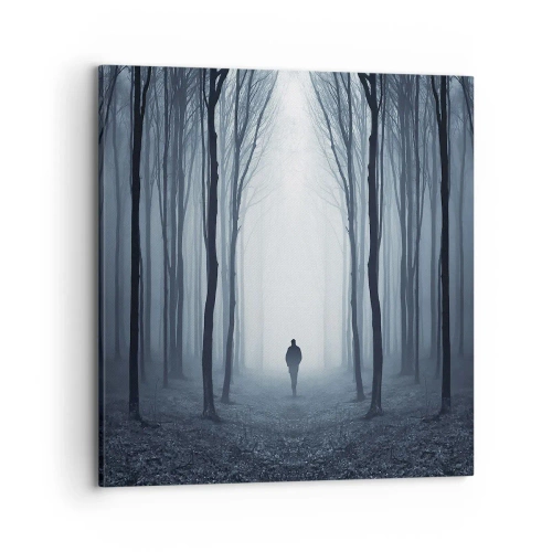 Schilderen op canvas - En alles is eenvoudig en duidelijk - 70x70 cm