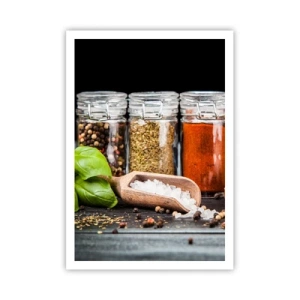 Poster - Zodat het leven smaak heeft - 70x100 cm