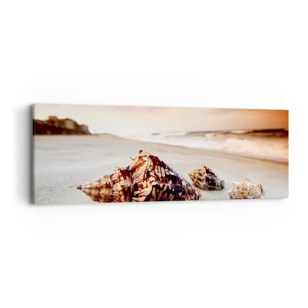 Schilderen op canvas - Outcasts van golven - 90x30 cm