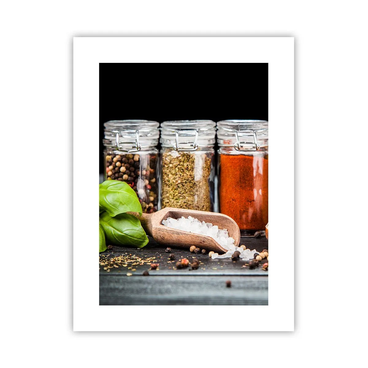 Poster - Zodat het leven smaak heeft - 30x40 cm