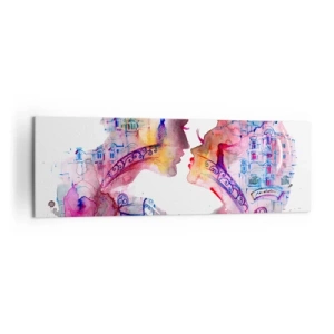 Schilderen op canvas - De geheime brug van zuchten - 160x50 cm