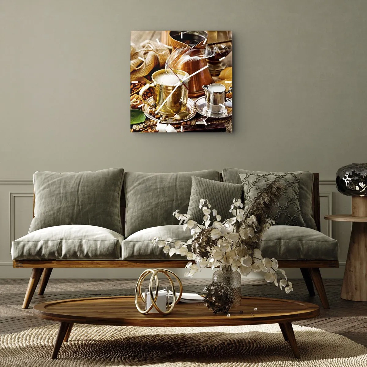 Wandklok - Klok - Prettige dag! - 40x40 cm