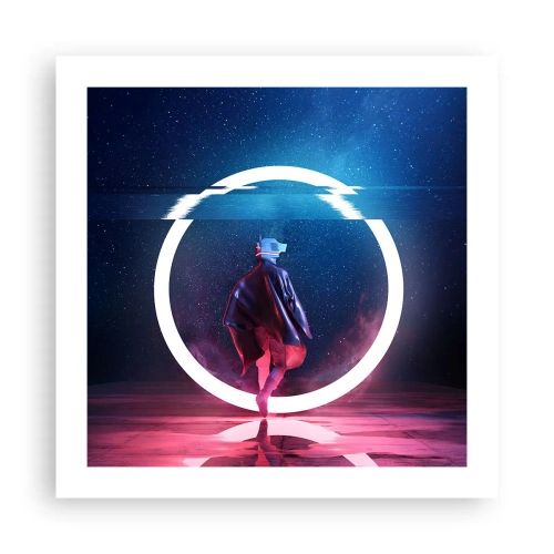 Poster - Tussen werelden - 50x50 cm