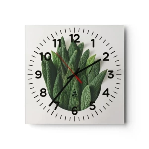 Wandklok - Klok - Ongebreidelde nieuwsgierigheid - 40x40 cm