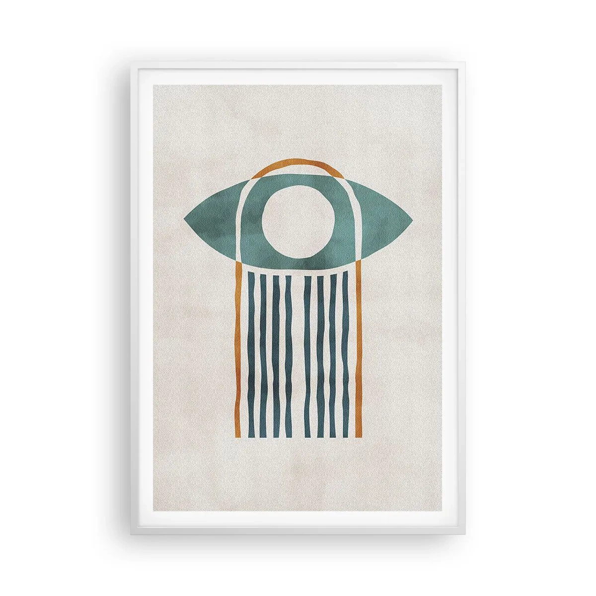 Poster in een witte lijst - Tekens en rituelen - 70x100 cm